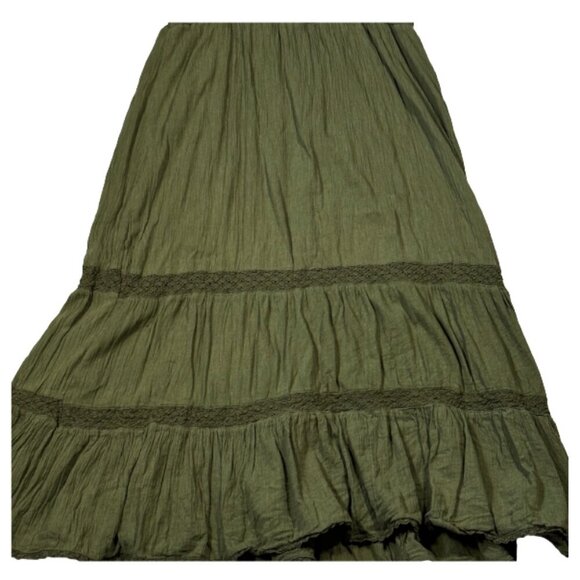 Aerie Olive Green Midi Dress - Picture 8 of 8